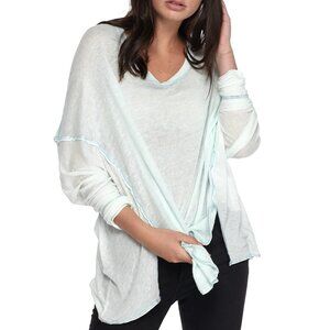 Free People, Never Give Up Tee, Sky, Size XS, NWT